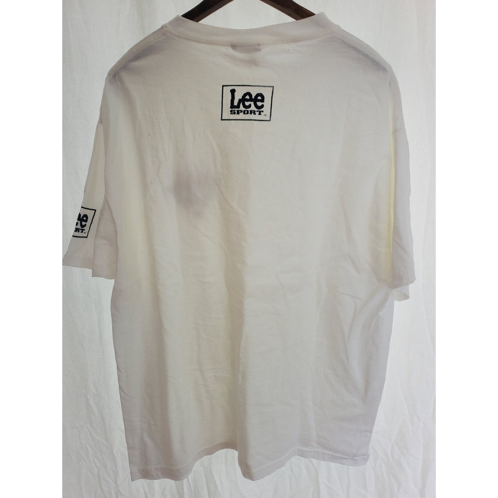 VTG John Hancock All Star FanFest MLB T Shirt Mens XL Lee Sport White 2001 - Picture 6 of 8